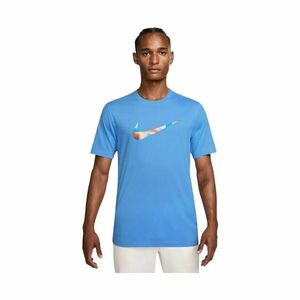 Nike LAVA SWOOSH Pánské tričko, světle modrá, velikost obraz