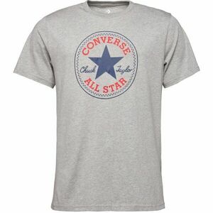Converse STANDARD FIT CHUCK PATCH CORE Unisex tričko, šedá, velikost obraz