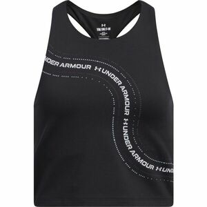 Under Armour MOTION BRANDED CROP Dívčí tílko, černá, velikost M obraz