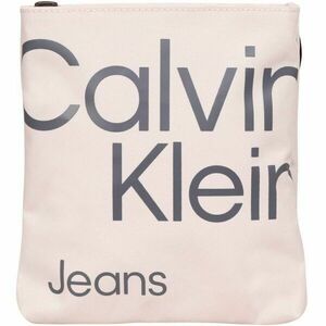 Calvin Klein SPORT ESSENTIALS FLATPACK18 AOP Taška přes rameno, bílá, velikost obraz