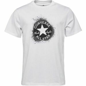Converse CHUCK DISTORT SPRAY PAINT TEE Pánské tričko, bílá, velikost obraz