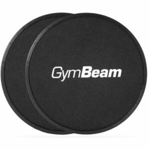 GymBeam CORE SLIDERS Klouzavé podložky, černá, velikost obraz