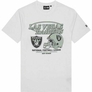 New Era LAS VEGAS RAIDERS NFL GRAPHIC Pánské triko, bílá, velikost obraz