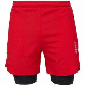 RDX T16 COMPRESSION MMA SHORTS 2V1 Kraťasy na MMA, červená, velikost obraz