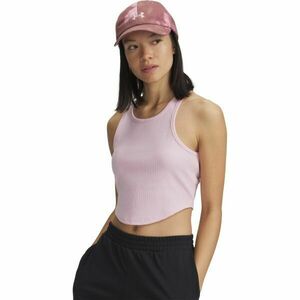 Under Armour RIVAL RIB TANK Dámské tílko, růžová, velikost S obraz