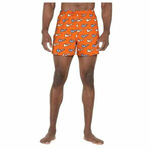 Nike MULTI PRINT Pánské plavecké šortky, oranžová, velikost obraz