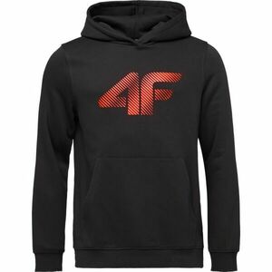 4F SWEATSHIRT Pánská mikina, černá, velikost obraz