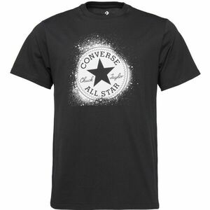 Converse CHUCK DISTORT SPRAY PAINT TEE Pánské tričko, černá, velikost obraz