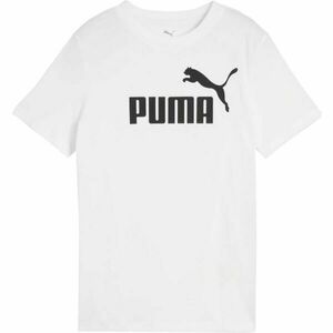 Puma ESSENTIALS NO. 1 LOGO TEE G Dívčí triko, bílá, velikost obraz