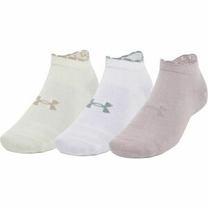 Under Armour ESSENTIAL LOW CUT 3PK Unisex ponožky, bílá, velikost M obraz