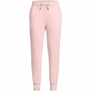 Under Armour RIVAL FLEECE JOGGERS Dívčí tepláky, růžová, velikost obraz