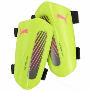 Puma ULTRA LIGHT STRAP Unisex fotbalové chrániče, žlutá, velikost obraz