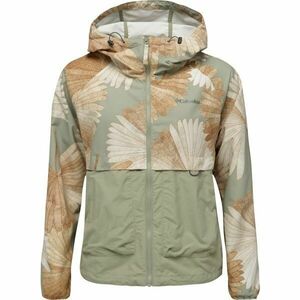 Columbia SPIRE VALLEY PRINTED WINDBREAKER Dámská bunda, světle zelená, velikost obraz