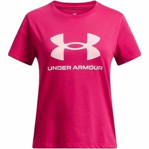 Under Armour BIG LOGO Dívčí triko, růžová, velikost obraz