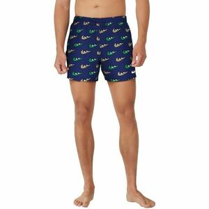 Nike MULTI PRINT Pánské plavecké šortky, tmavě modrá, velikost obraz