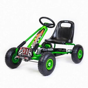 BABY MIX RAZOR Dětská šlapací motokára, zelená, velikost obraz