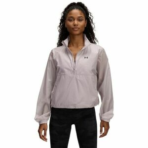 Under Armour RIVAL WOVEN ANORAK Dámská bunda, šedá, velikost L obraz