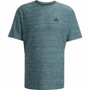 adidas TRAIN ESSENTIALS TEE Pánské sportovní tričko, tmavě zelená, velikost obraz