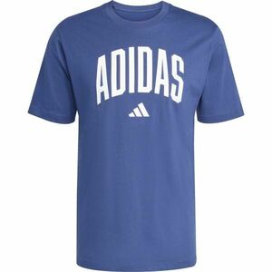 adidas COLLEGIATE TEE Pánské triko, tmavě modrá, velikost obraz