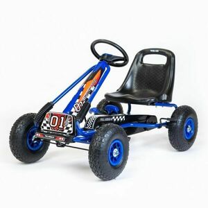 BABY MIX RAZOR Dětská šlapací motokára, modrá, velikost obraz