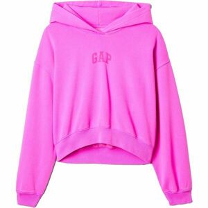 GAP LOGO CROPPED Dámská mikina, růžová, velikost obraz