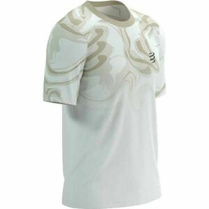 Compressport PERFORMANCE SS TSHIRT Pánské běžecké triko, bílá, velikost obraz