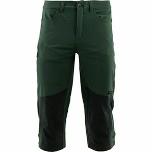 ALPINE PRO HEDAC 3/4 Pánské outdoorové 3/4 kalhoty, tmavě zelená, velikost obraz
