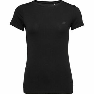 4F T-SHIRT Dámské triko, černá, velikost obraz