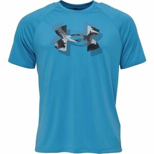 Under Armour TECH PRINT FILL Pánské tričko, modrá, velikost obraz