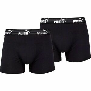 Puma ELEMENTS MEN BOLD LOGO BOXERS 2P Pánské boxerky, černá, velikost obraz