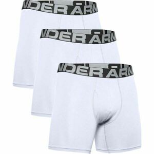 Under Armour CHARGED COTTON 6IN 3 PACK Pánské boxerky, bílá, velikost obraz