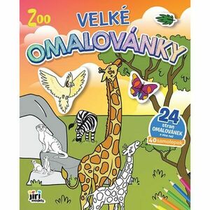 JIRI MODELS ZOO Omalovánky, mix, velikost obraz