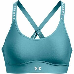 Under Armour INFINITY MID COVERED Dámská sportovní podprsenka, tyrkysová, velikost obraz