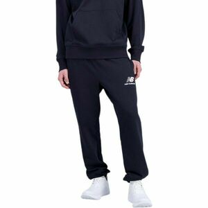 New Balance ESSENTIALS STACKED LOGO FRENCH TERRY SWEATPANT Pánské teplákové kalhoty, černá, velikost obraz