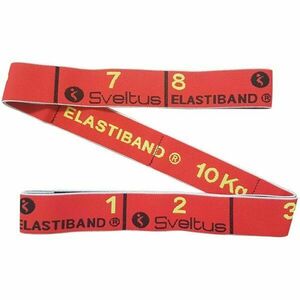 SVELTUS ELASTIBAND 10 KG Posilovací guma, červená, velikost obraz