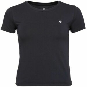 Converse SLIM JERSEY Dámské tričko, černá, velikost obraz