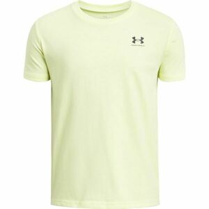 Under Armour SPORTSTYLE Chlapecké triko, žlutá, velikost obraz