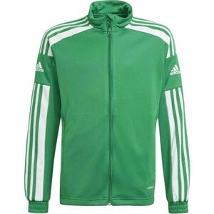 adidas SQUADRA 21 TRAINING JR Dětská fotbalová mikina, zelená, velikost obraz