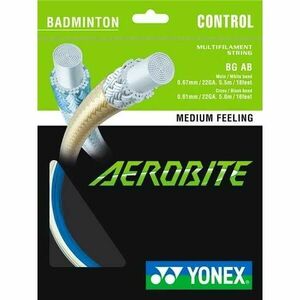 Yonex AEROBITE Badmintonový výplet, bílá, velikost obraz