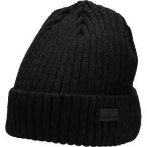 4F WINTER CAP Pánská zimní čepice, černá, velikost obraz