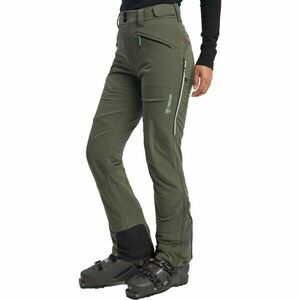 TENSON TOUR SOFTSHELL Dámské skialpové kalhoty, khaki, velikost obraz