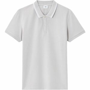 CELIO LEPRIME Pánské triko s límečkem, šedá, velikost obraz