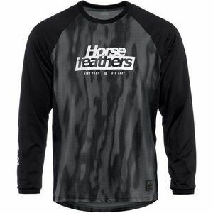 Horsefeathers SPIKE LS Pánsky cyklodres, tmavě šedá, velikost obraz