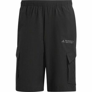 adidas TERREX CARGO SHORT Pánské turistické kraťasy, černá, velikost obraz