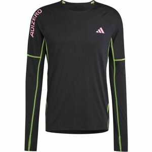adidas ADIZERO LONG SLEEVE TEE Pánské běžecké tričko, černá, velikost obraz