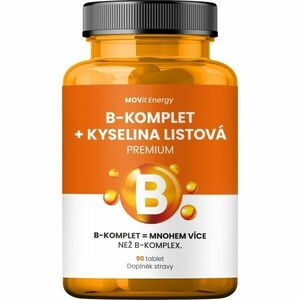 MOVIT ENERGY MOVIT B-KOMPLET 1 KYSELINA LISTOVÁ PREMIUM 90 TABLET Doplněk stravy, , velikost obraz
