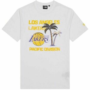 New Era LA LAKERS NBA WORDMARK Pánské triko, bílá, velikost obraz