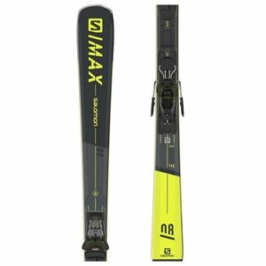 Salomon S/MAX 8 + M11 GW Sjezdové lyže, tmavě šedá, velikost obraz