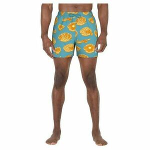 Nike MULTI PRINT Pánské plavecké šortky, žlutá, velikost obraz