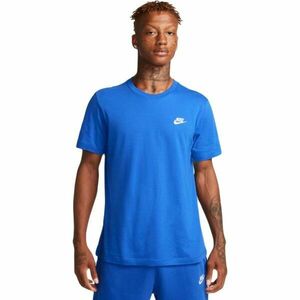 Nike SPORTSWEAR CLUB Pánské tričko, modrá, velikost obraz